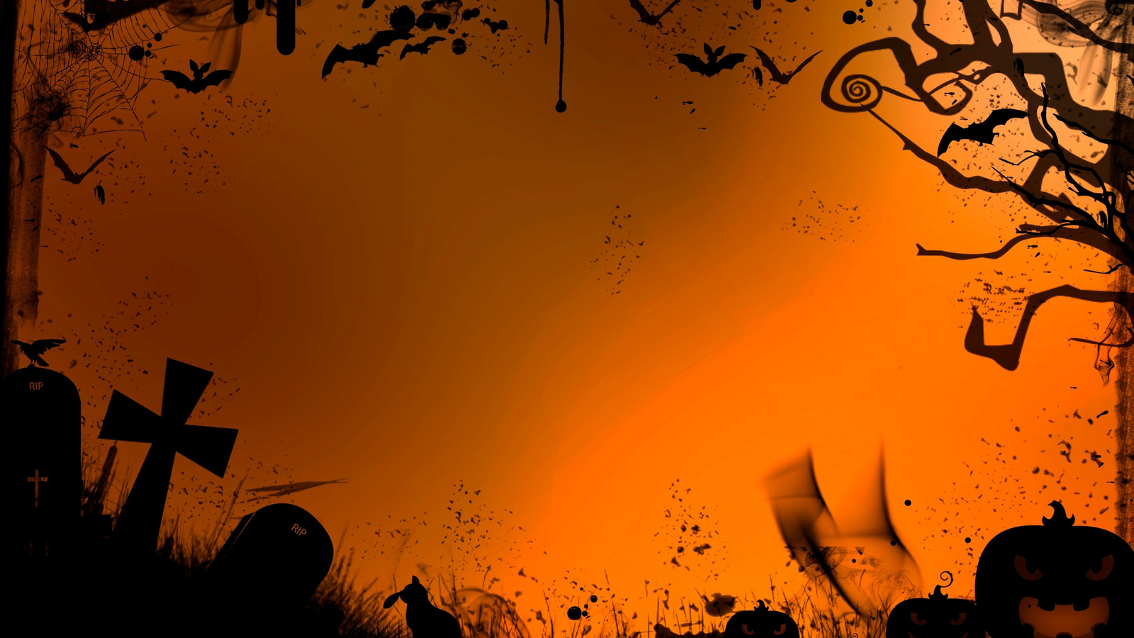 Page 2 - Free Halloween Zoom virtual background templates to edit | Canva