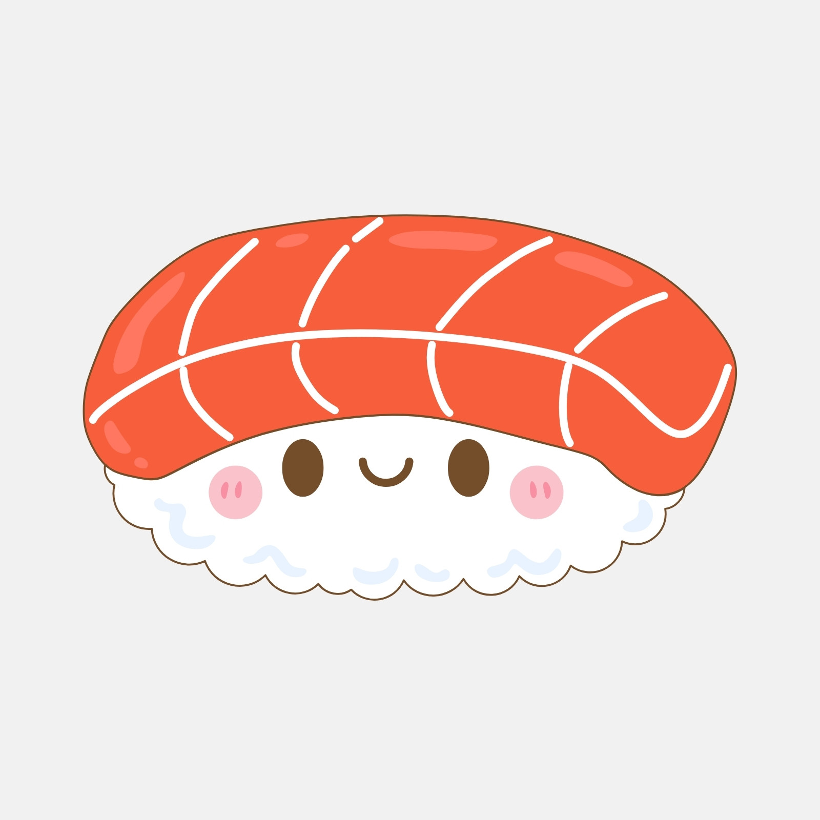 Sushi Cute Sticker - Sushi Cute Food - Discover & Share GIFs