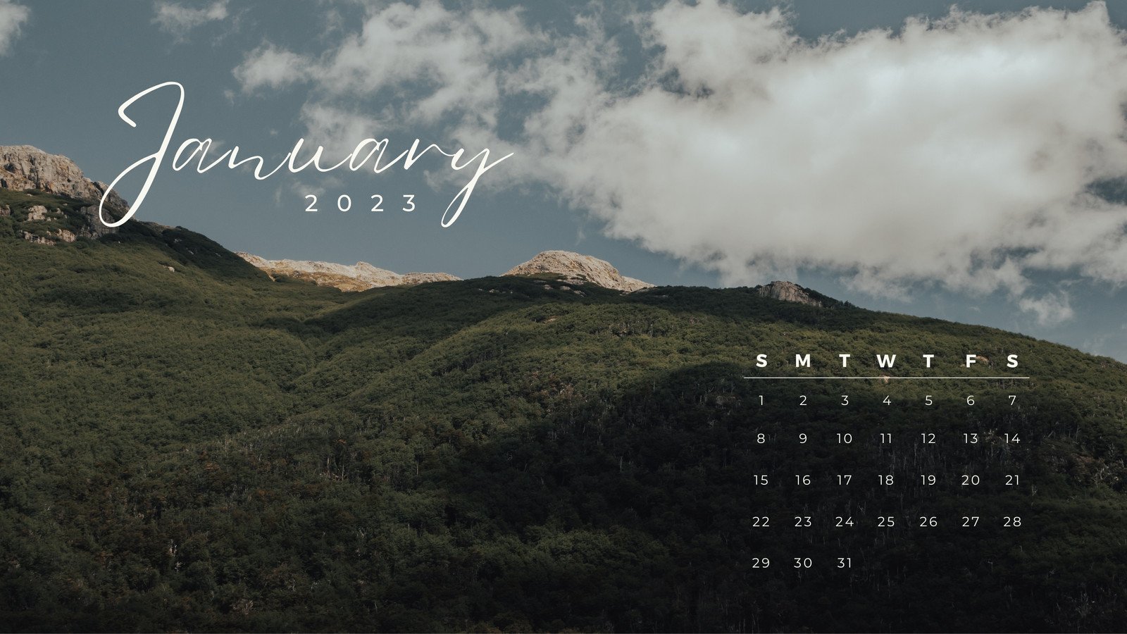 JANUARY 2023 Calendar Background EASY  HD wallpaper  Peakpx