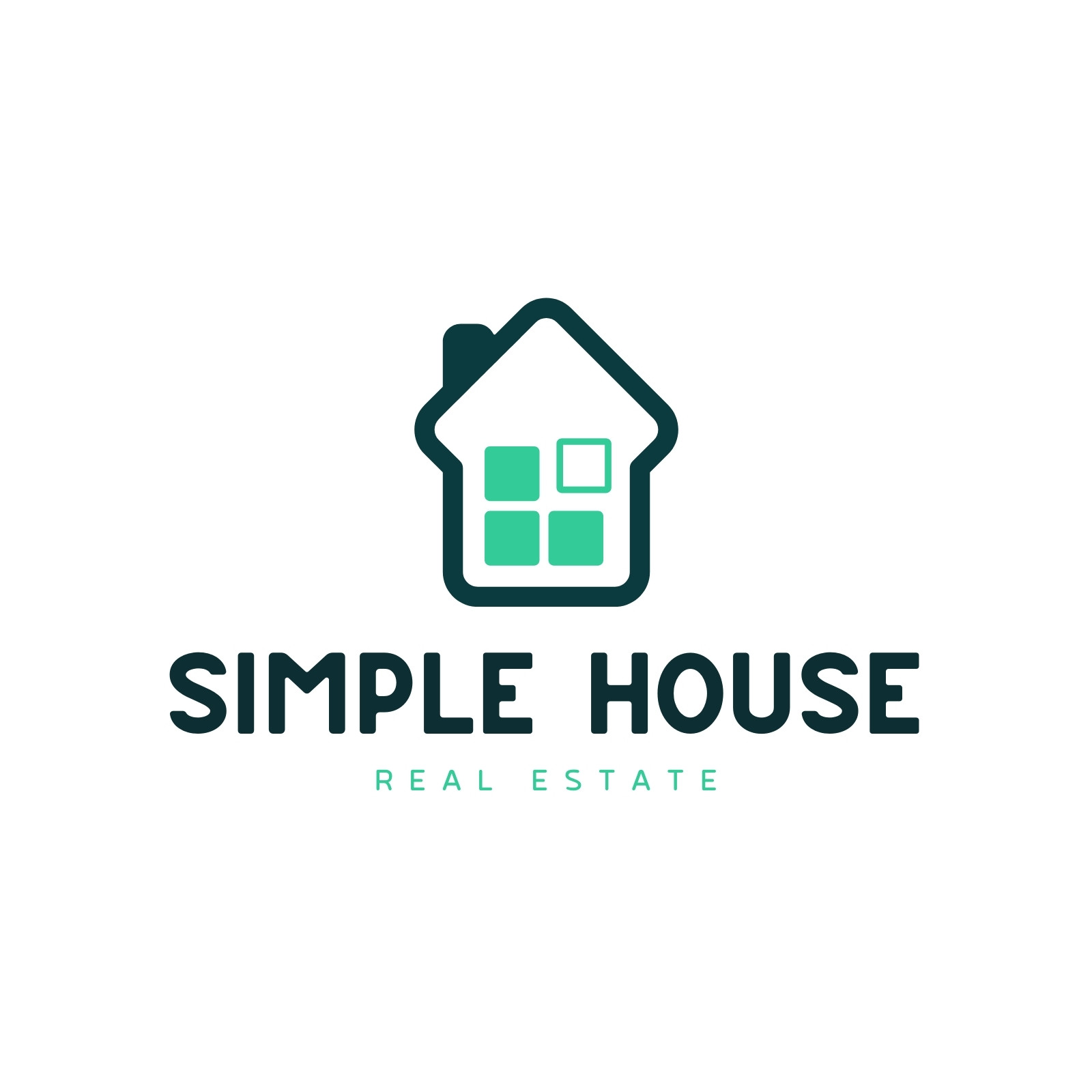 Simple line house logo Stock Vector by ©ddok 195557994