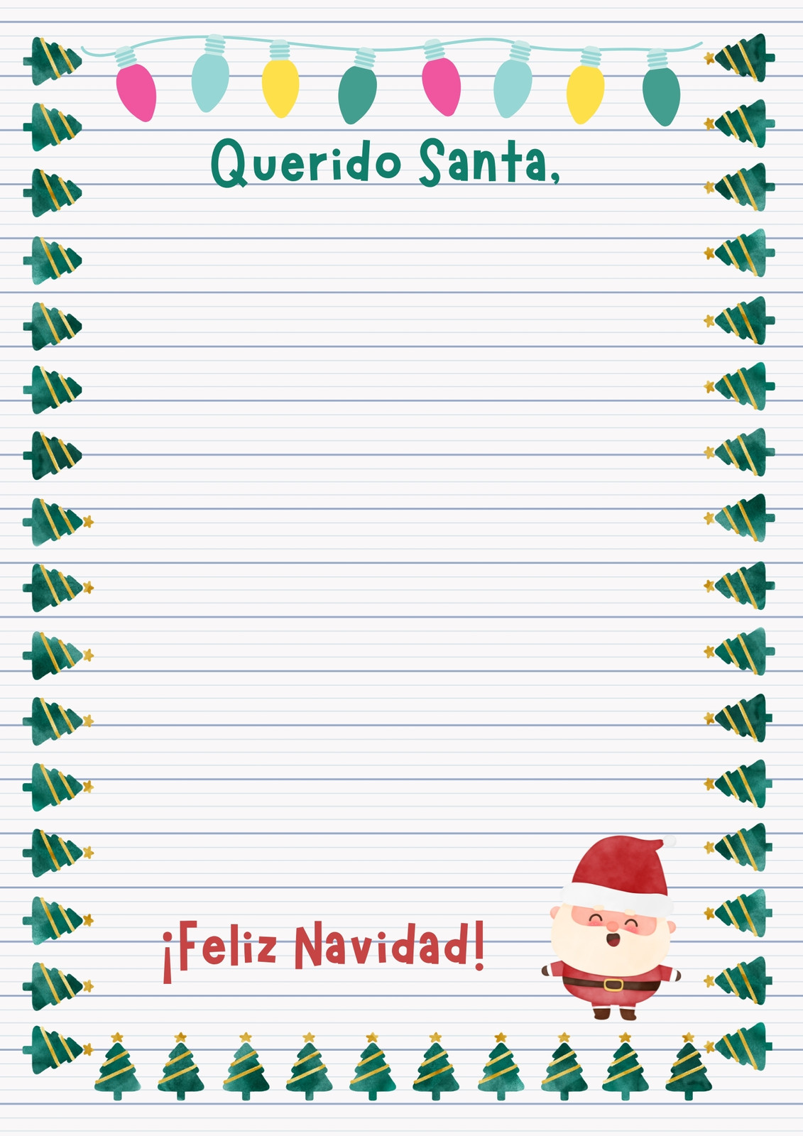 Introducir Imagen Formato De Carta Para Santa Claus Thcshoanghoatham Badinh Edu Vn