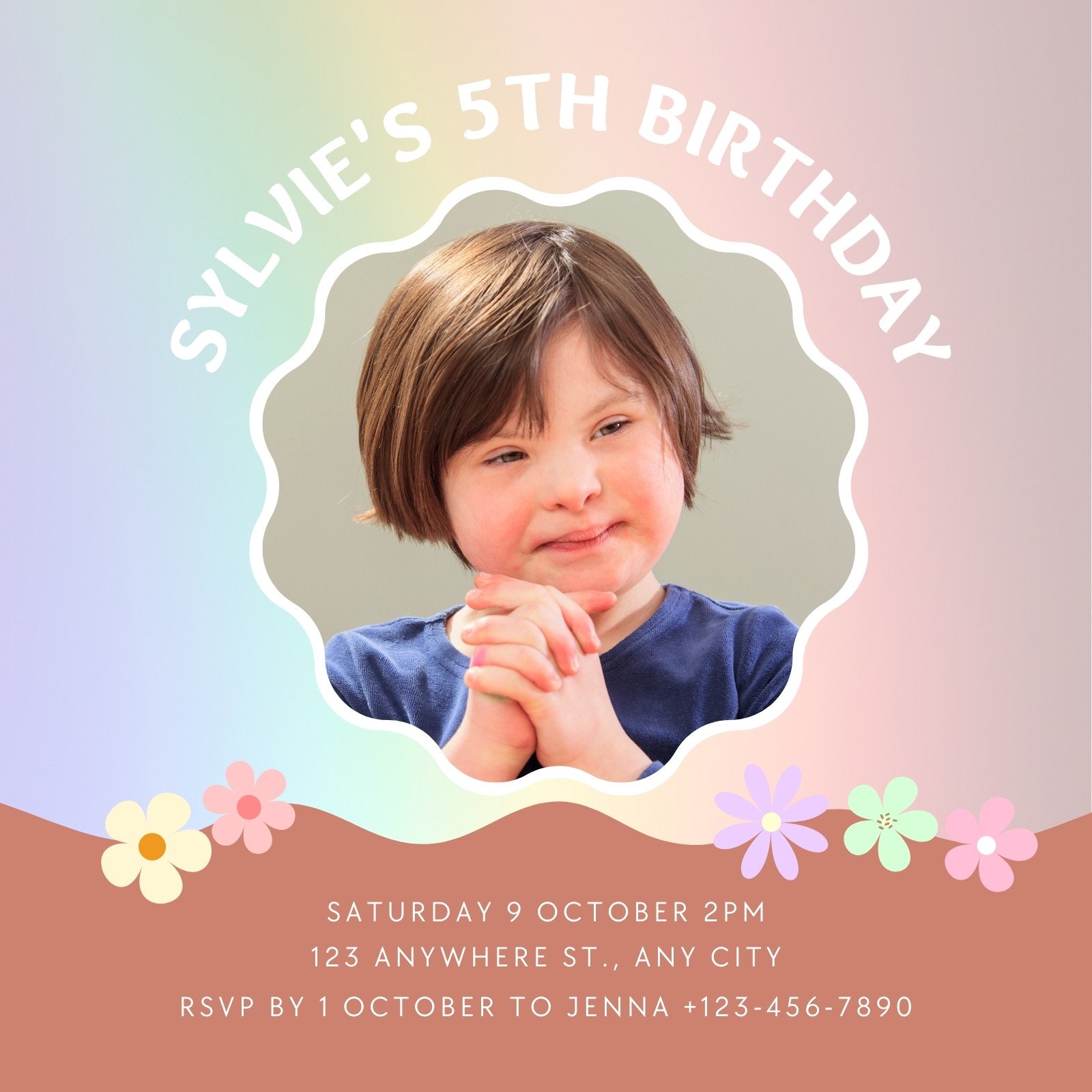 Page 2 - Customize 170+ Rainbow Birthday Invitation Templates Online - Canva