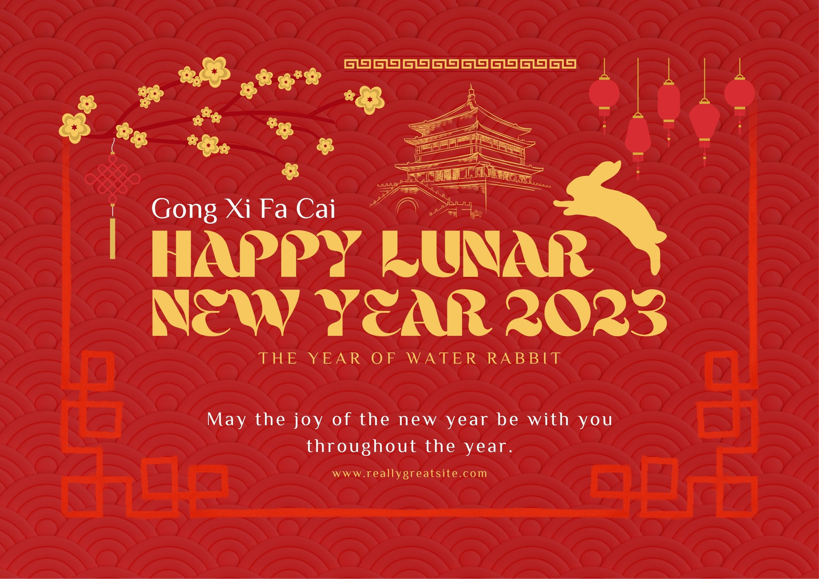 Chinese New Year Music - Year of The Rabbit 2023 - Gong Xi Fat Cai - Happy  Chinese New Year 2023 