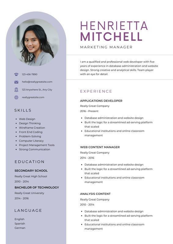 Free custom printable academic resume templates | Canva