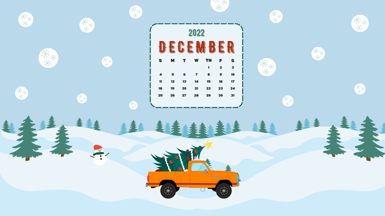 Customize 366+ Christmas Desktop Wallpaper Templates Online - Canva