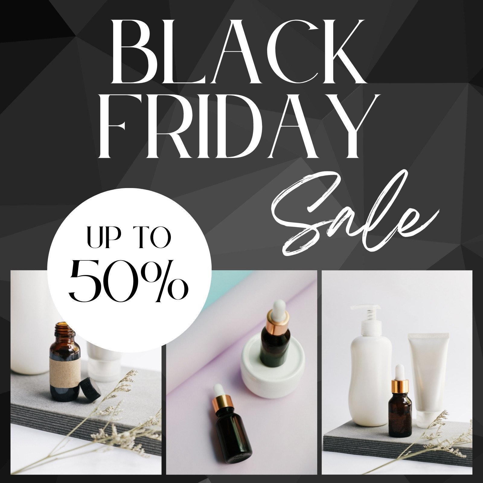 Sale - 50% off all items, Templates