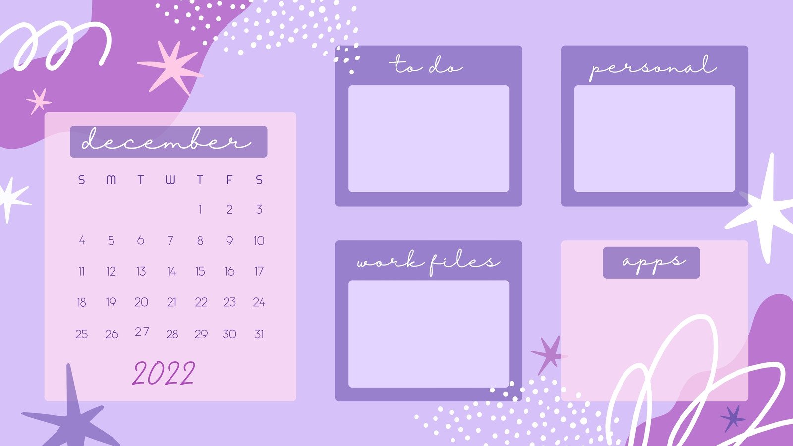 Free and customizable purple aesthetic wallpaper templates