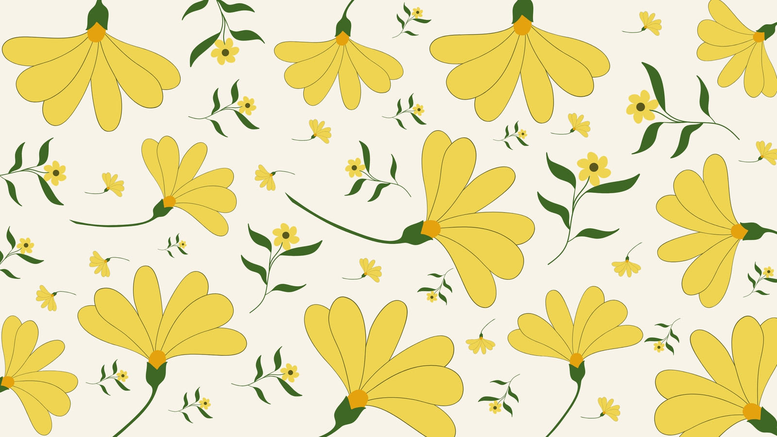 yellow flower desktop wallpaper