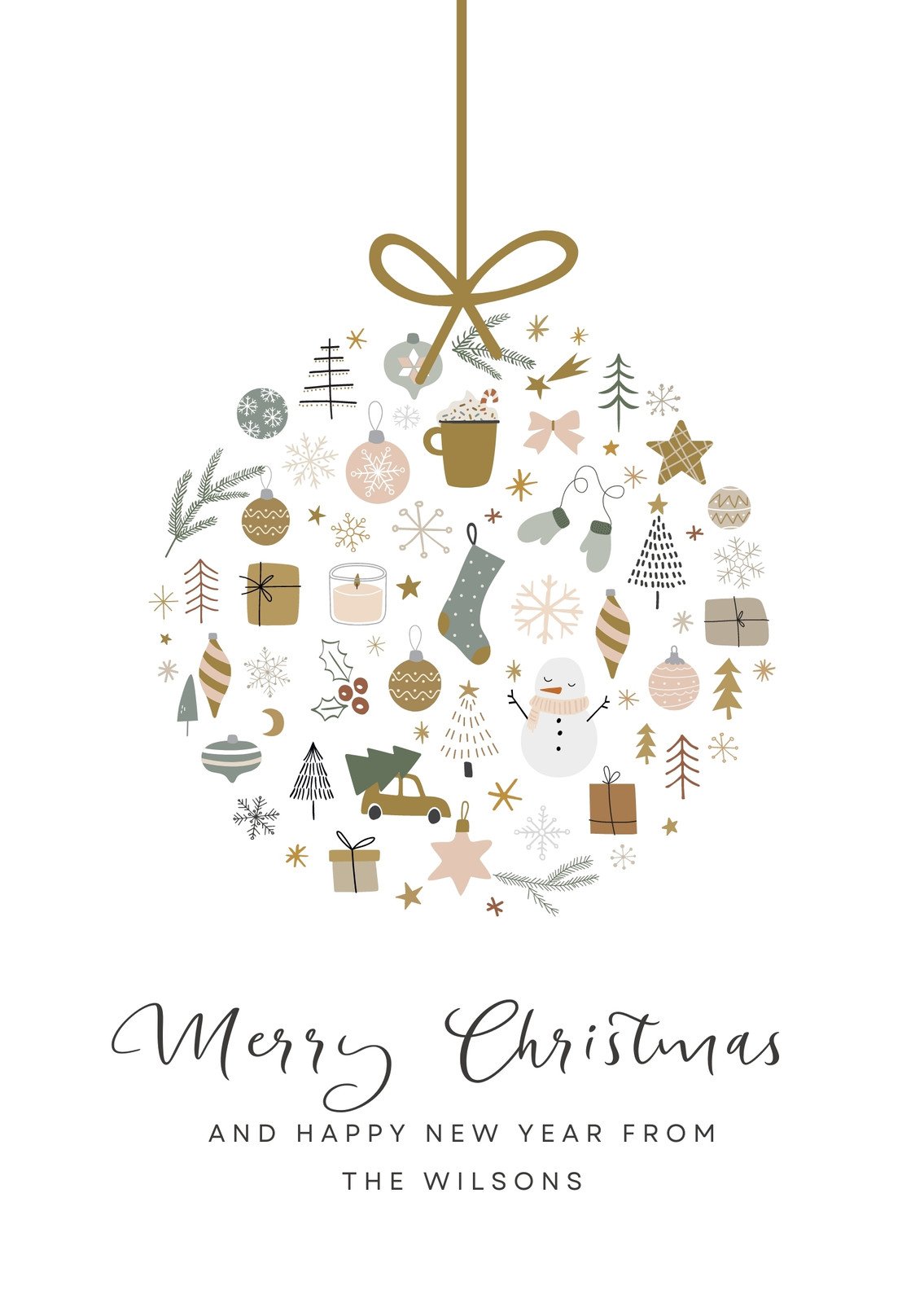 Customize 466+ Cute Christmas Card Templates Online - Canva