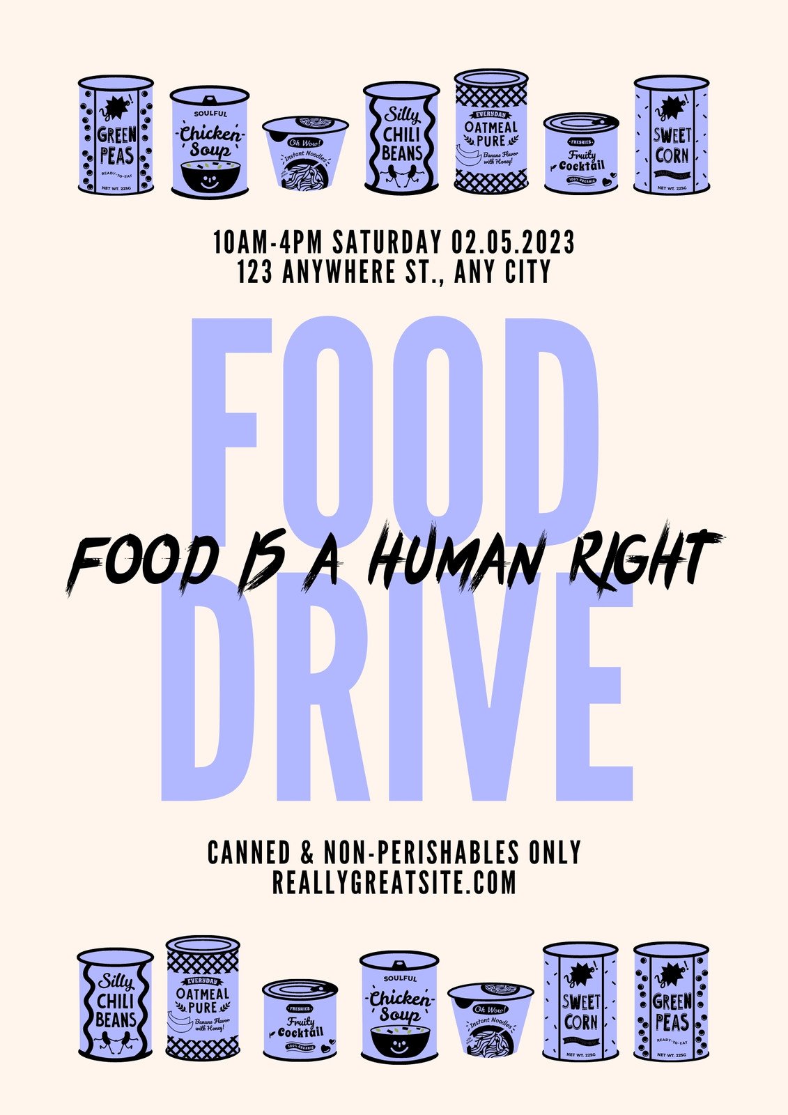 Canned Food Drive Poster Ideas: Eye-Catching Designs to Boost Donations