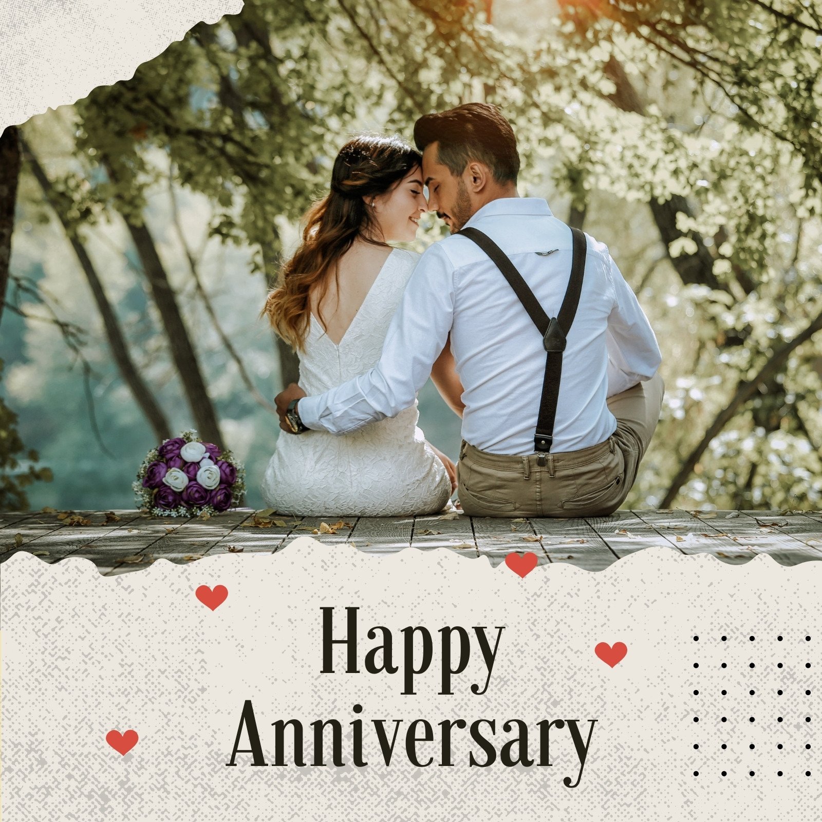 Page 2 - Free custom anniversary Instagram post templates