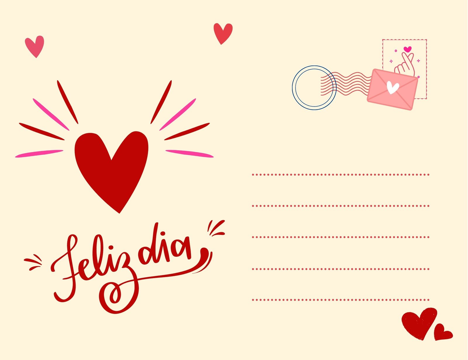 Plantilla Carta De Amor Plantillas de tarjetas de amor editables | Canva