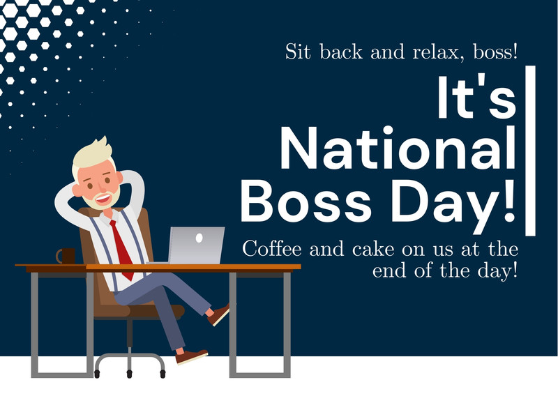 Free to customize and print Boss Day card templates | Canva