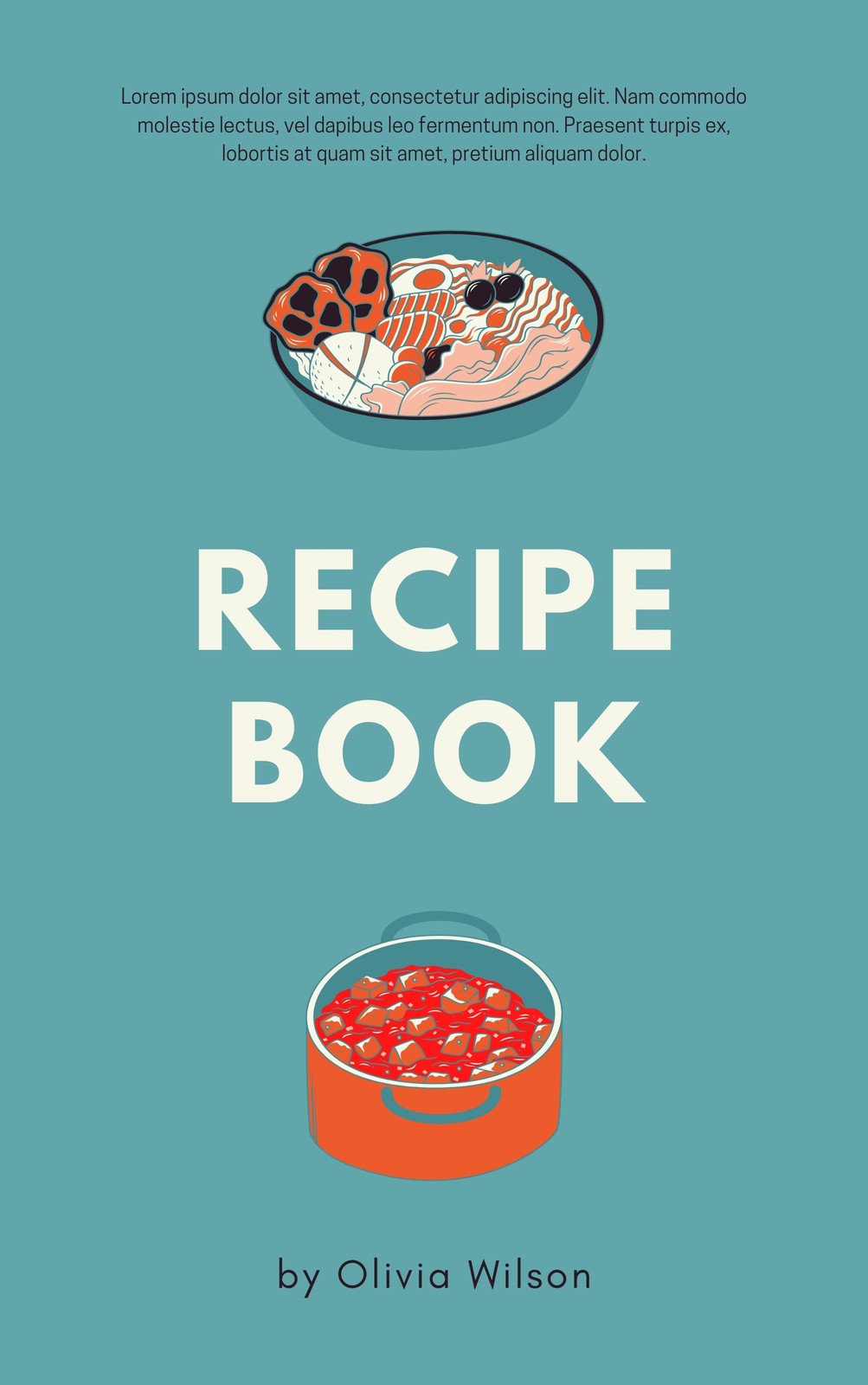 recipe book design template