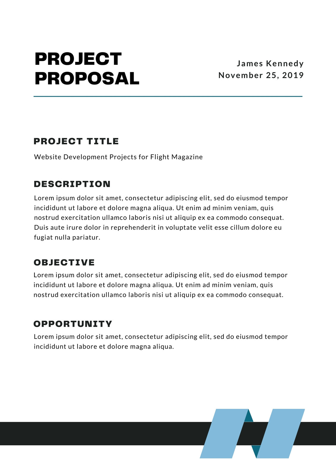 Free, printable, editable proposal templates for work or school