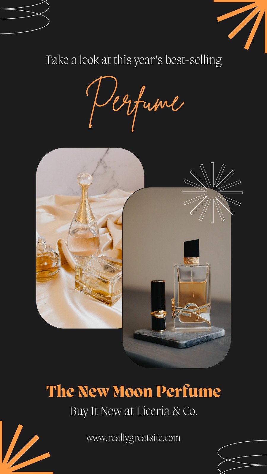 Page 2 - Free and customizable perfume templates