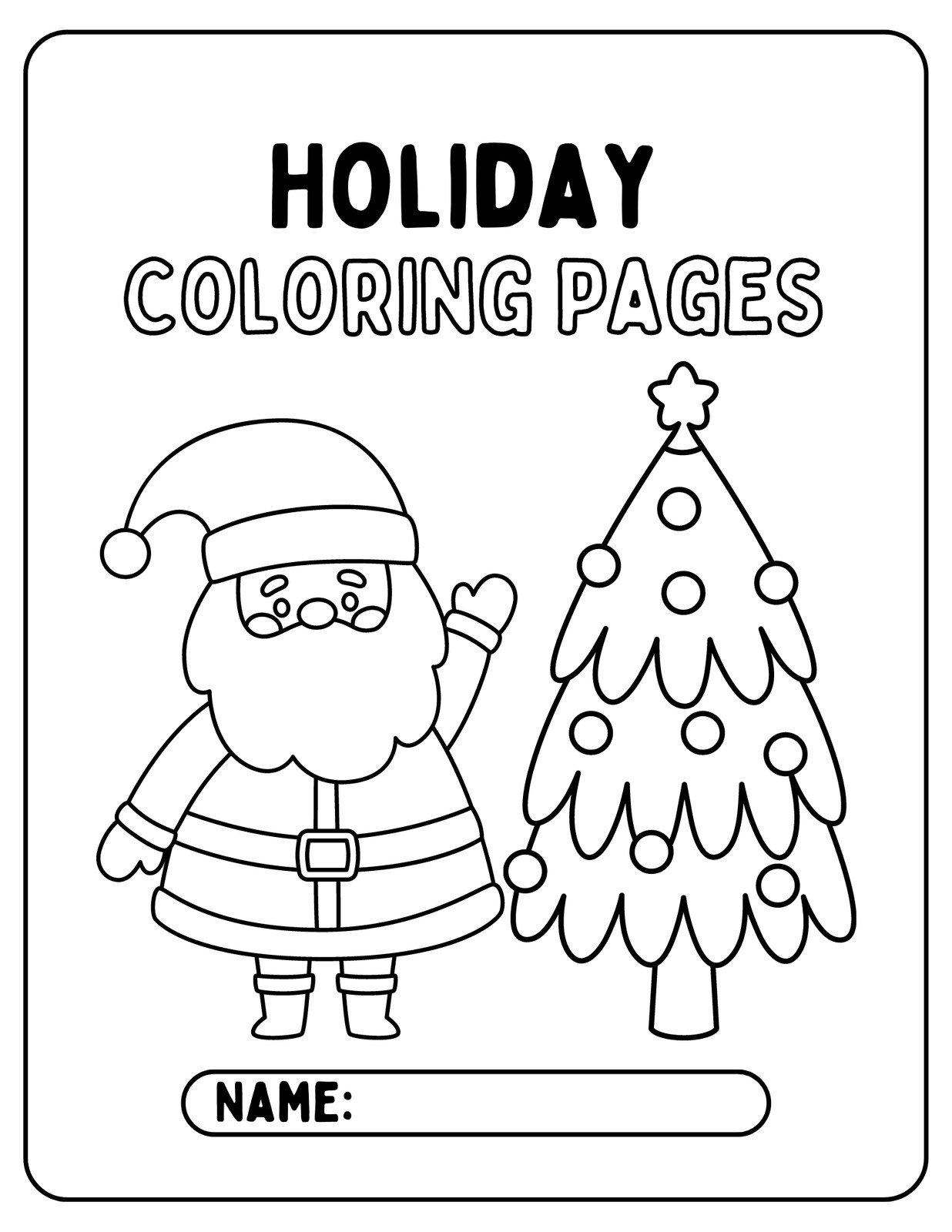Name Coloring Page, Personal Mindfulness