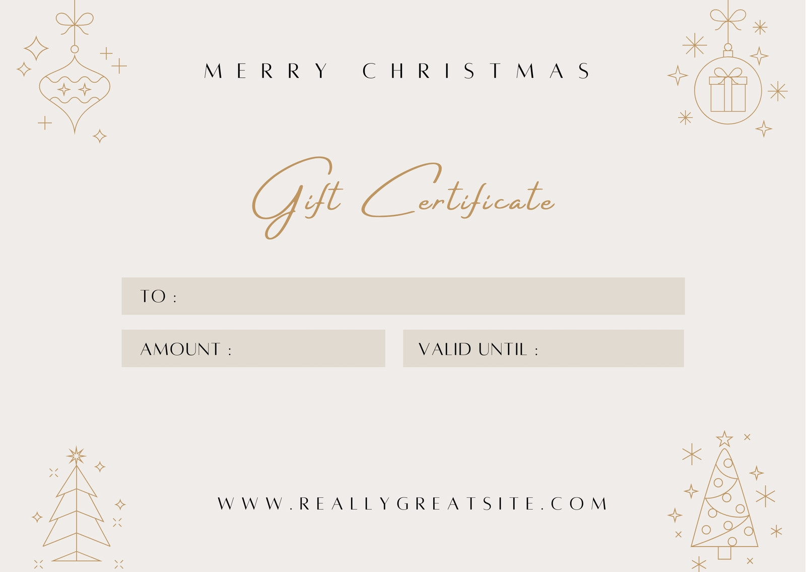 Canva Gift Certificate Template 15 Graphic by Mycreativee
