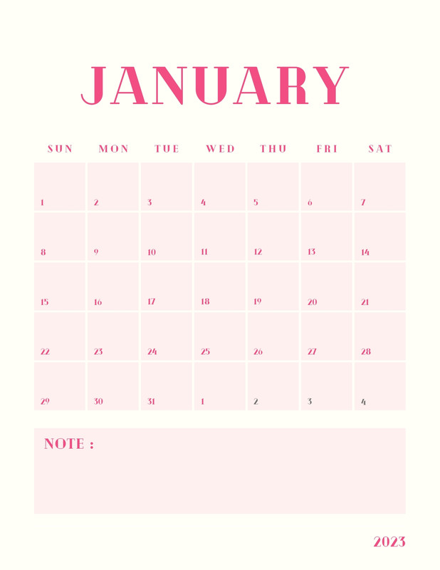 Free personalized monthly planner templates to print | Canva
