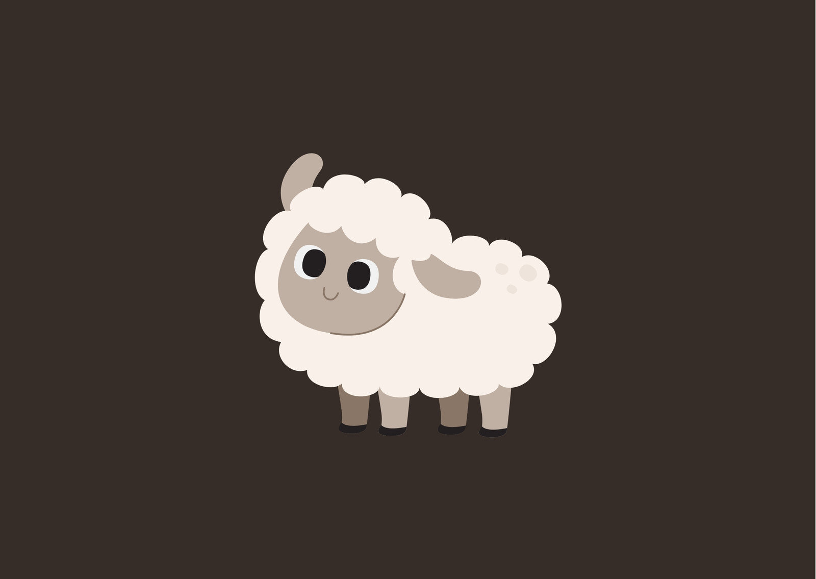 Free and customizable sheep templates