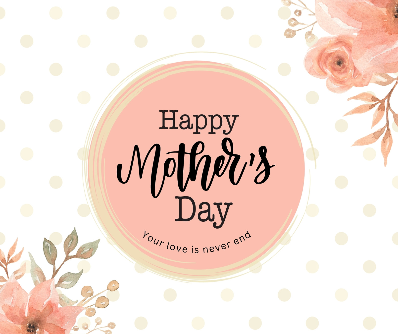 Happy mother's day template design