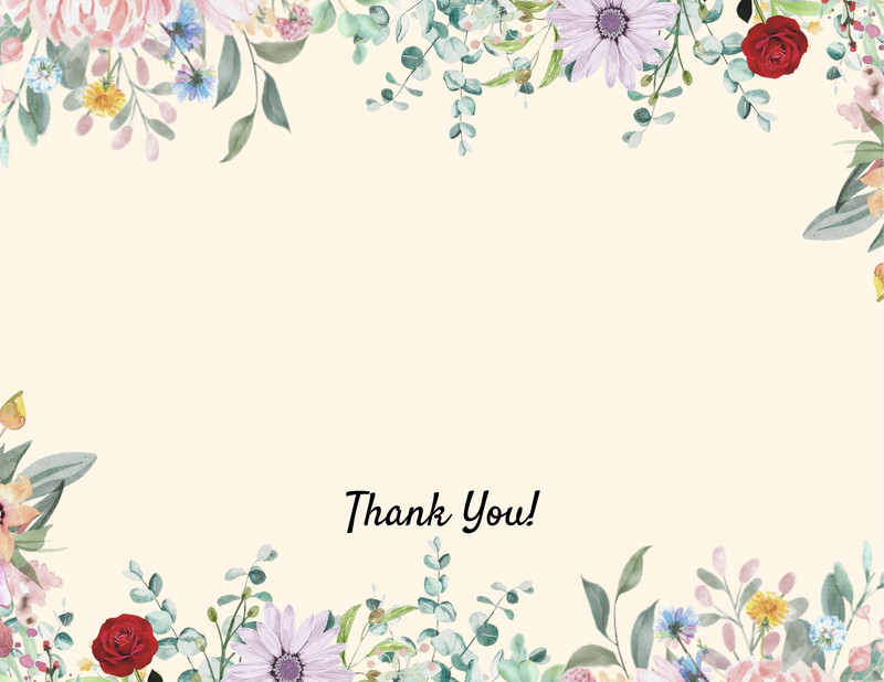 Customize 214+ Floral Note Card Templates Online - Canva