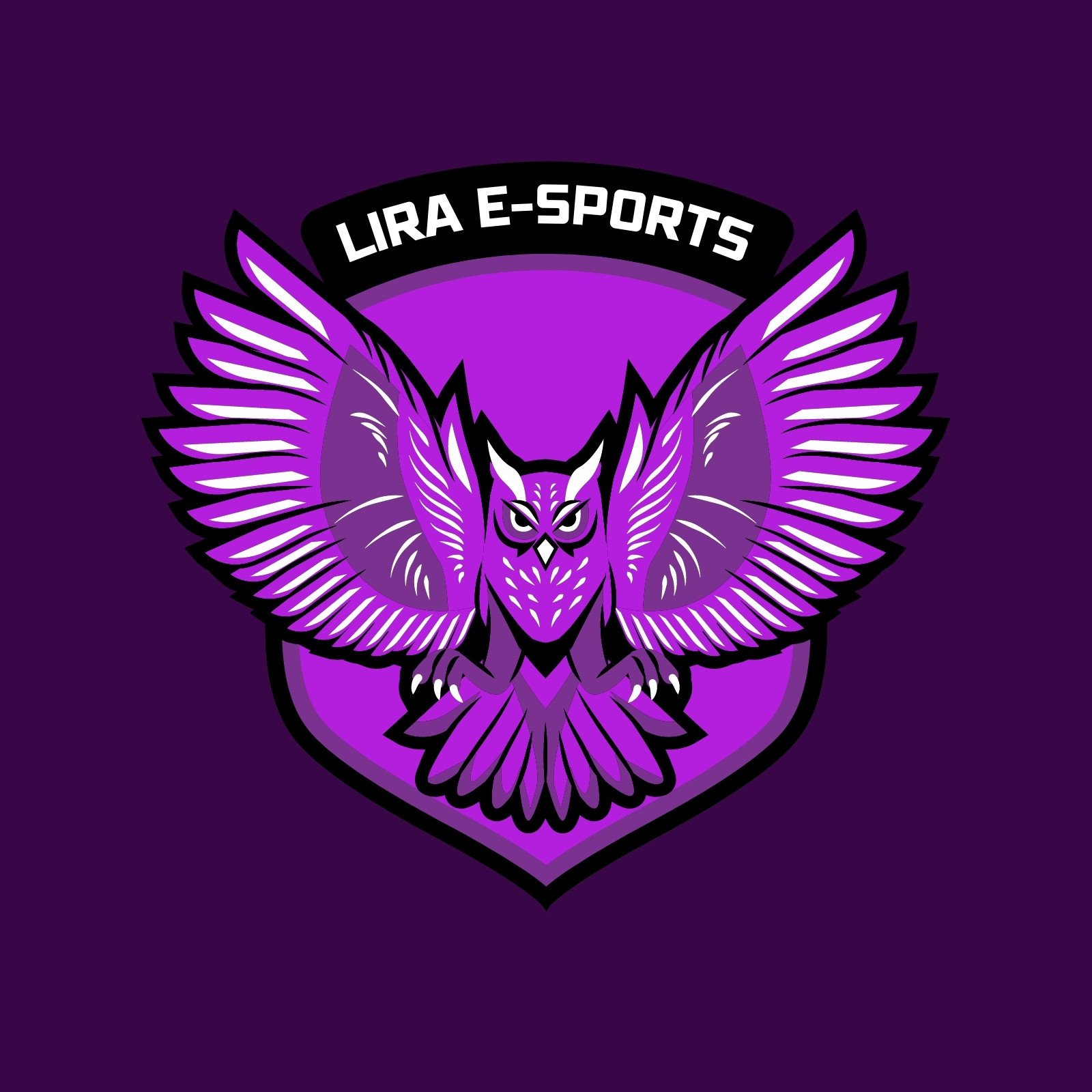 Modelo de logotipo de jogo do mascote roxo cobra para esports streamer  facebook