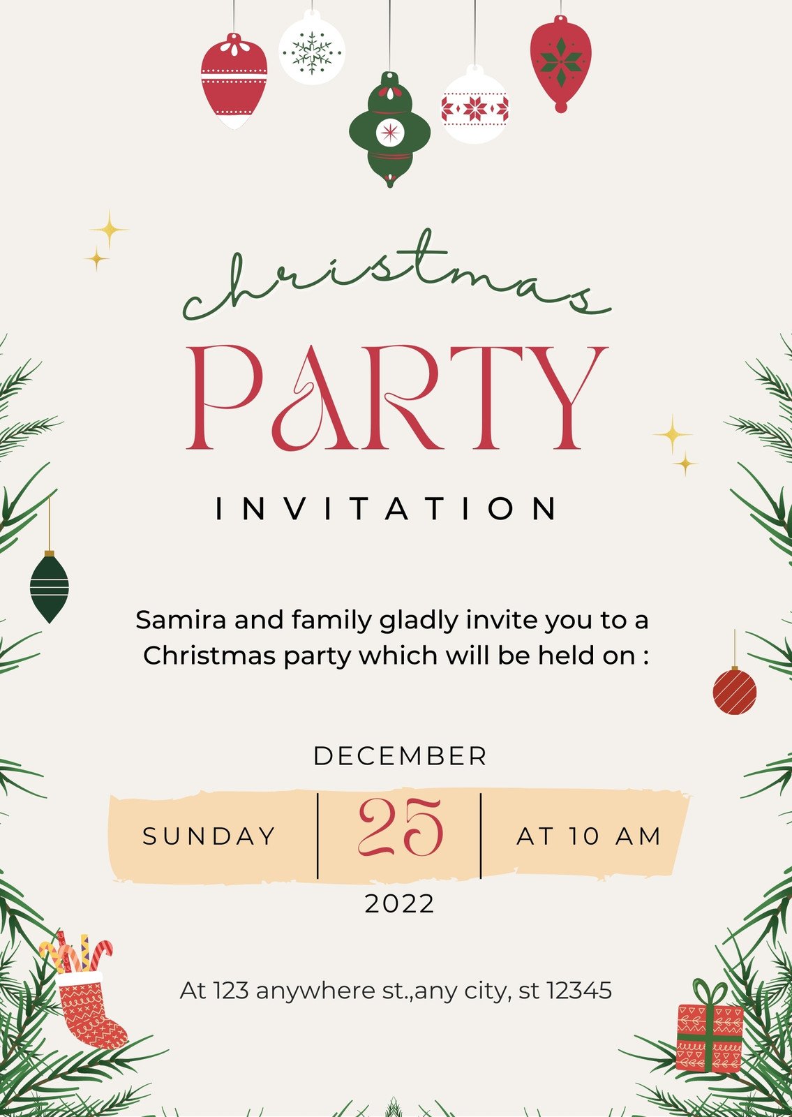 Writing A Christmas Party Invite