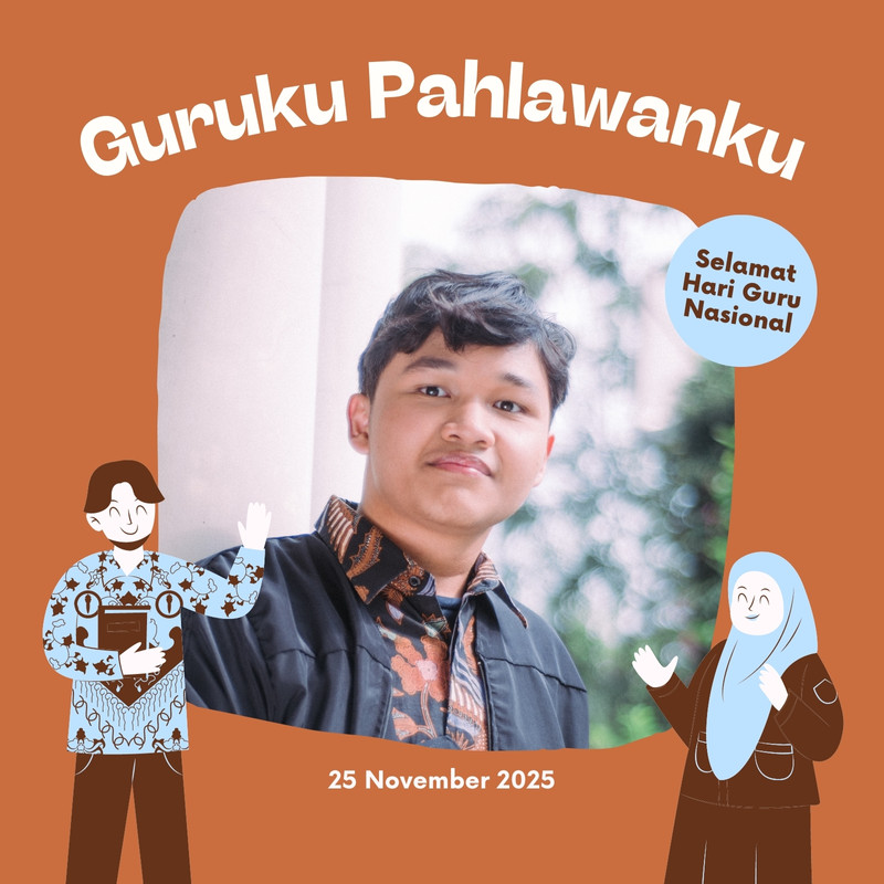 Gratis Contoh Twibbon Hari Guru 2024 Canva