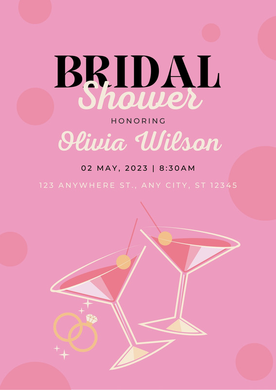 Page 4 Free And Customizable Bridal Shower Templates