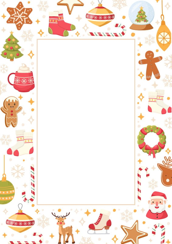 Page 2 - Customize 173+ Christmas Page Border Templates Online - Canva