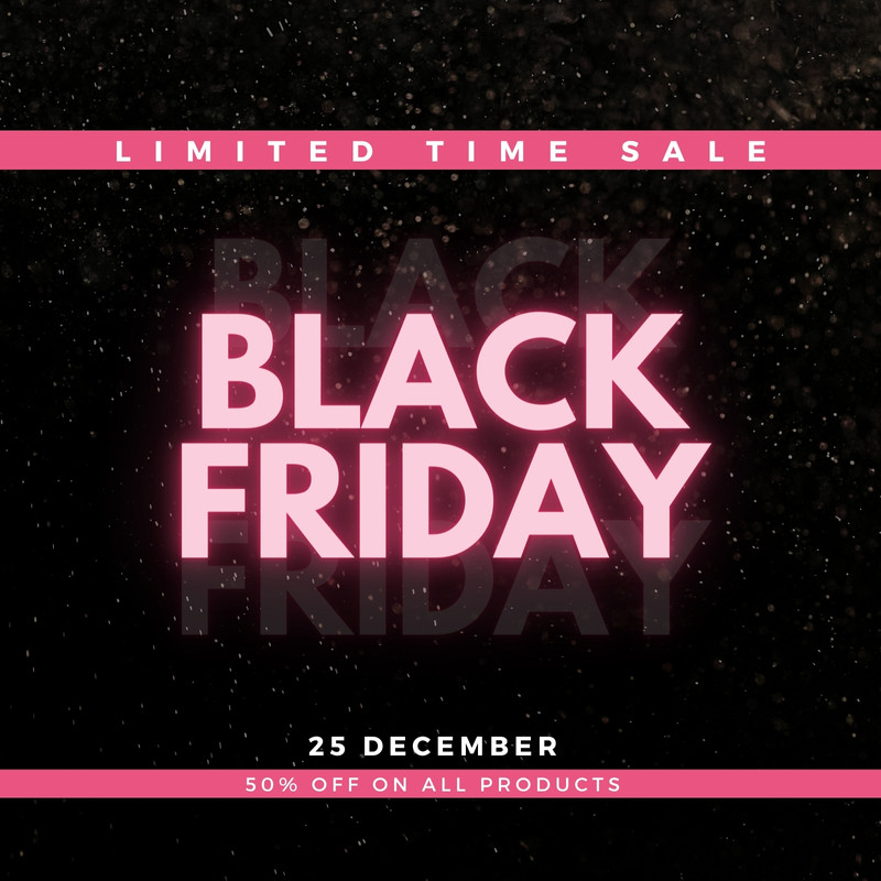 Free and customizable black friday templates