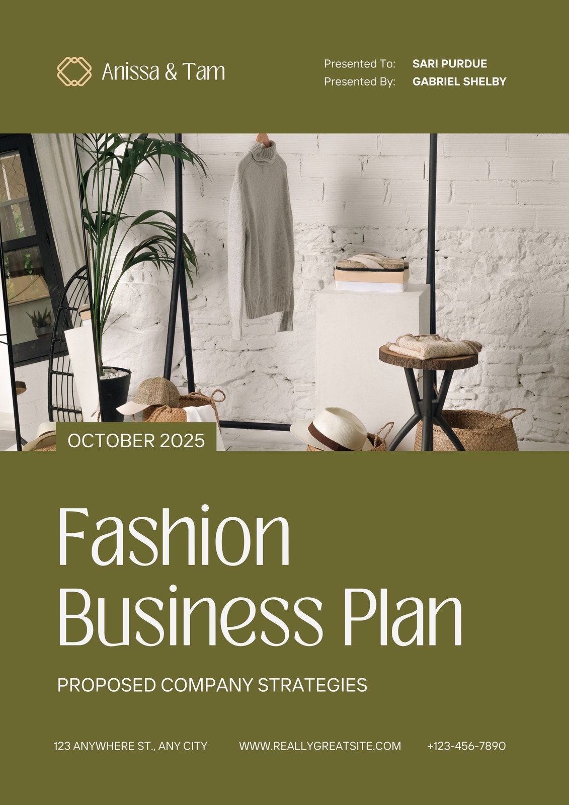 Clothing Business Plan Template Awesome A Sample Fashion for Business Plan  Templat…