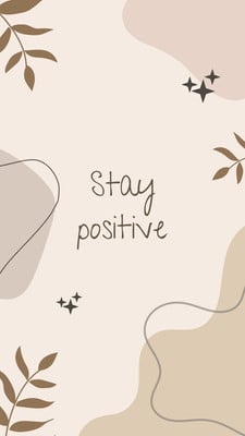 Download Stay Positive  A Rainbow On A Blue Background Wallpaper   Wallpaperscom