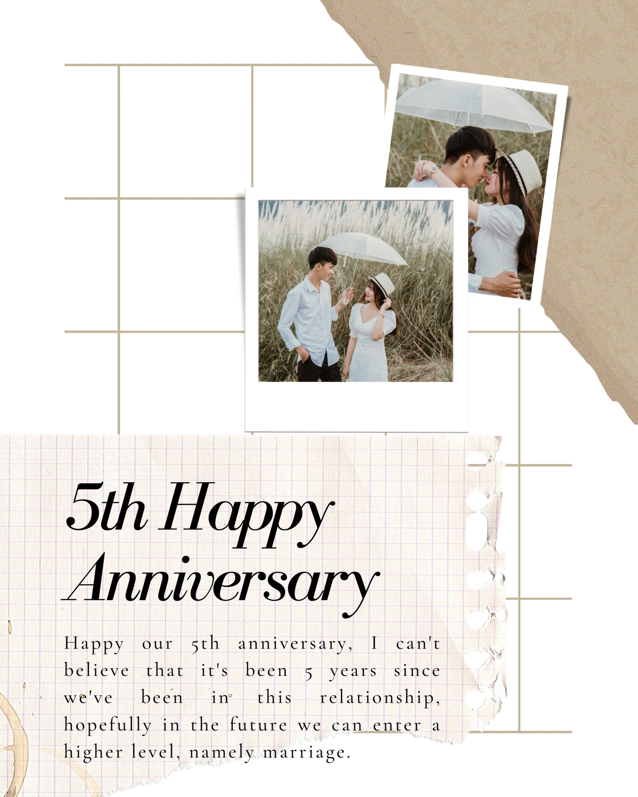 Page 2 - Free custom anniversary Instagram post templates