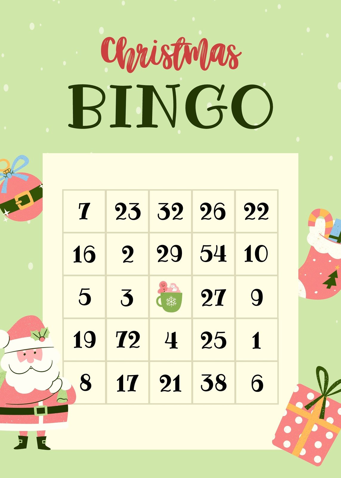 Ropro top 40 bingo Card