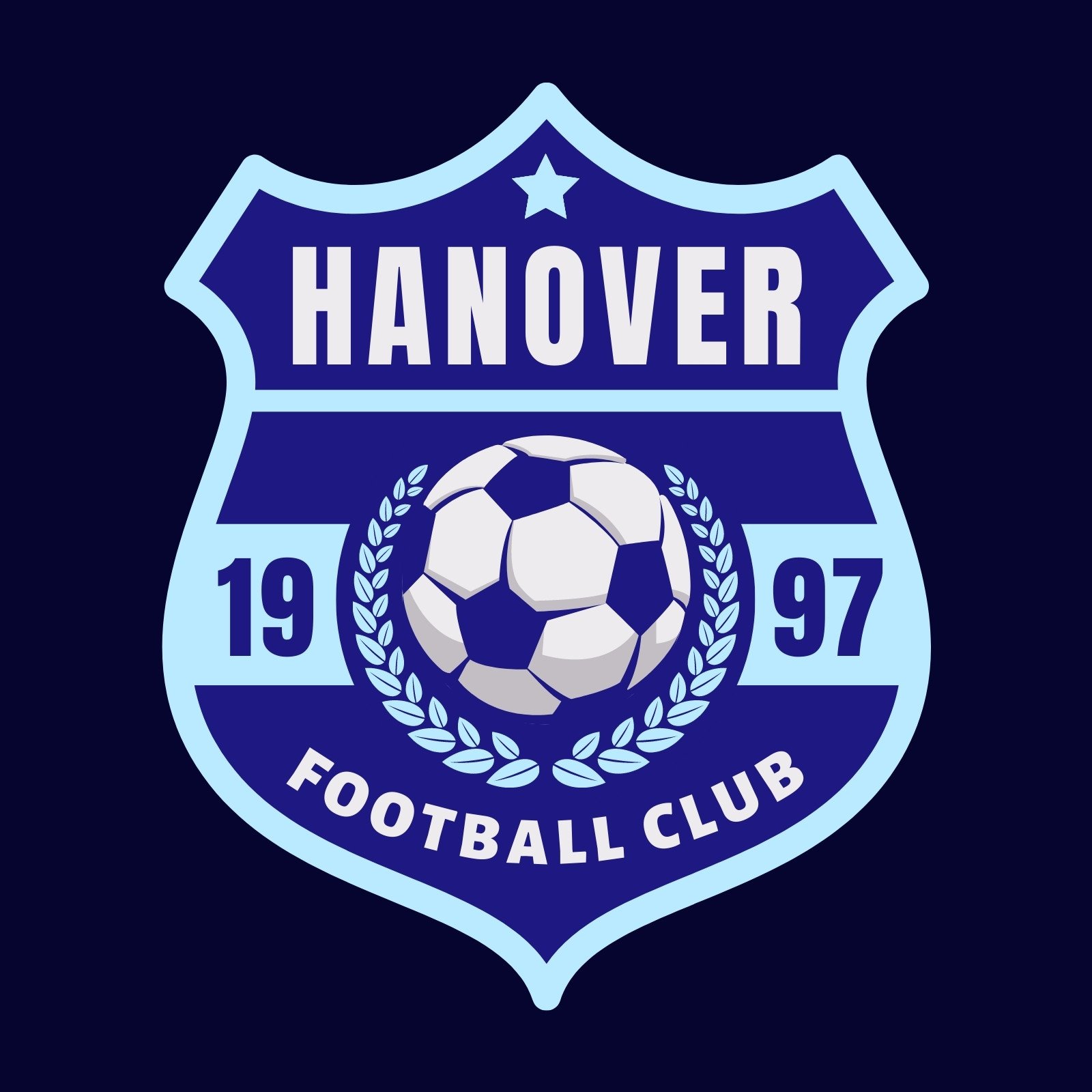 Soccer Football Club Logo Design Stock Vector (Royalty Free) 2042451968 |  Shutterstock