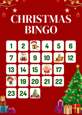 Christmas Bingo - FREE Printable Christmas Game with 10 Cards!