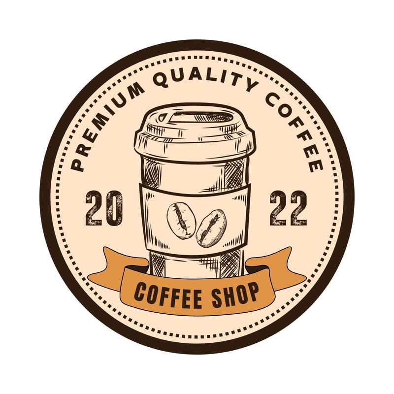 vintage coffee shop logo