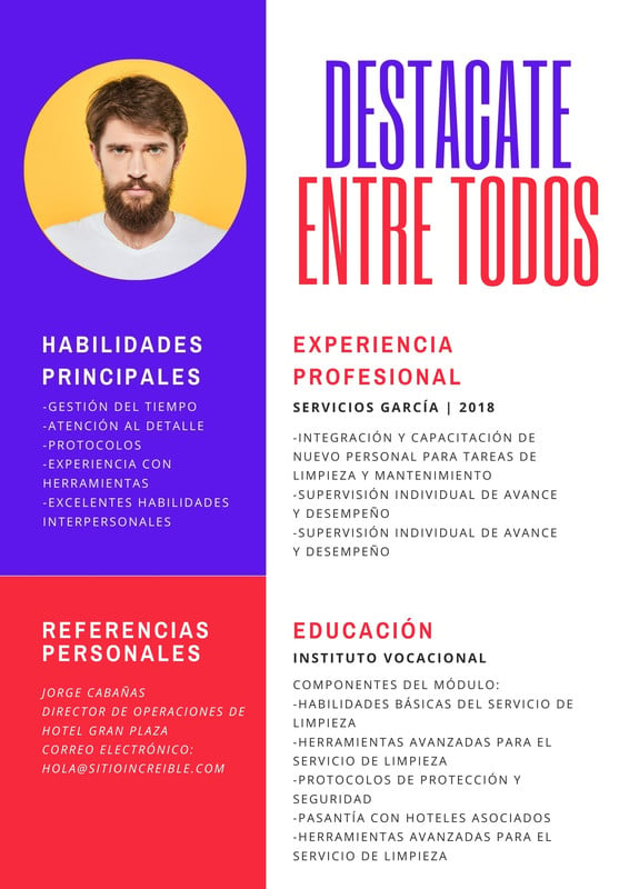 Plantillas para curriculum vitae para editar gratis | Canva