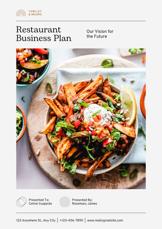 veg restaurant business plan