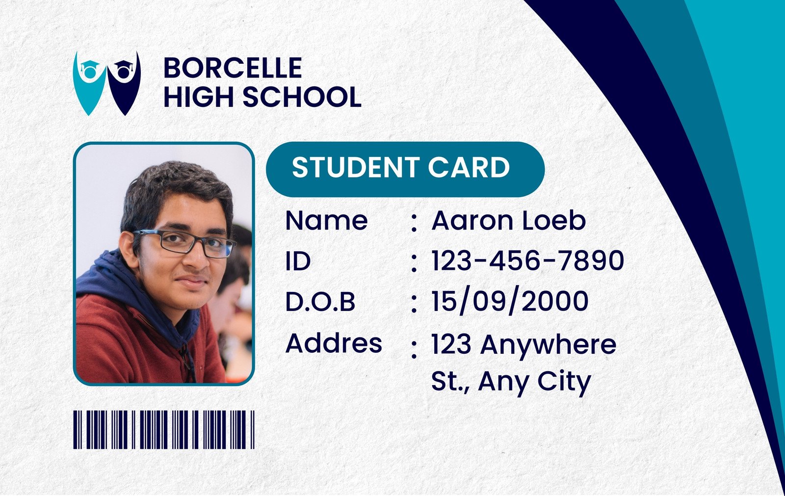 Printable Name Badge, Teacher ID Card Template, Canva Template, Job Badge ID,  Custom Name Badge, Homeschool ID Card 