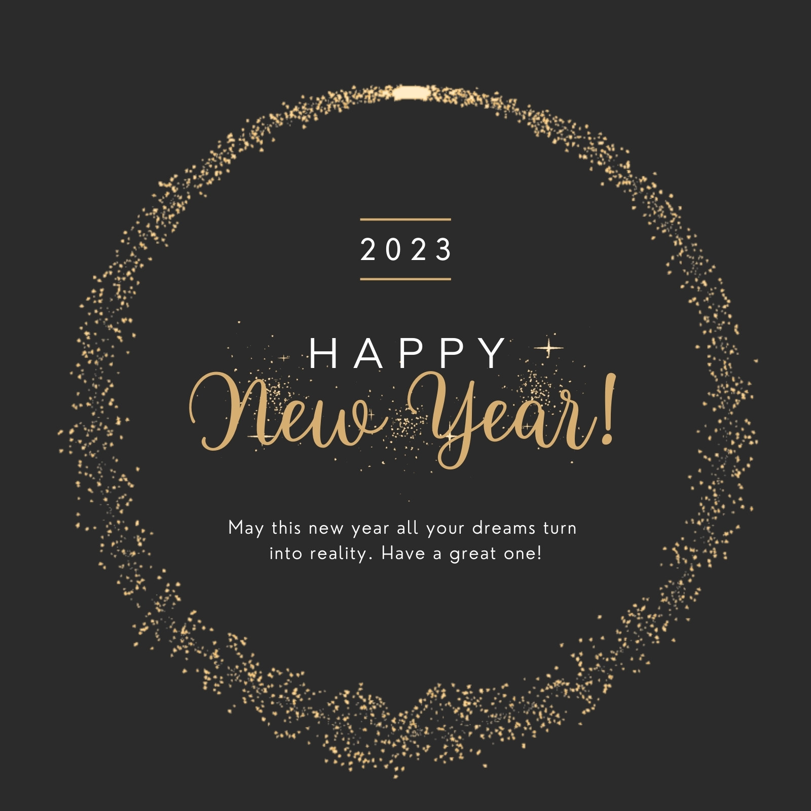 Free and customizable new year templates