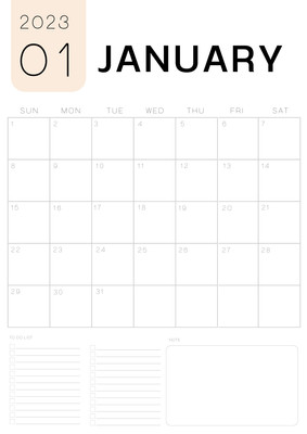 Free and customizable january templates