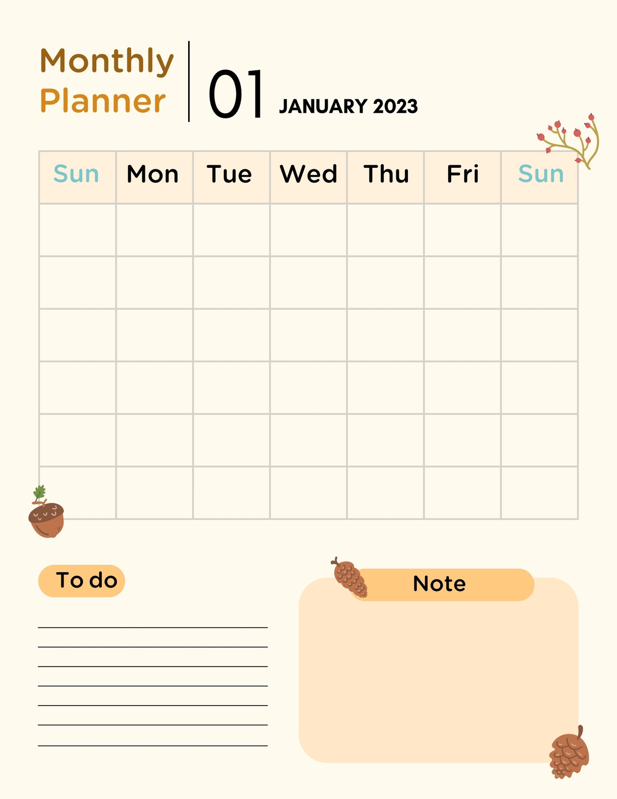 Printable 2024 Monthly Dated Planner Graphic by AmitDebnath · Creative  Fabrica