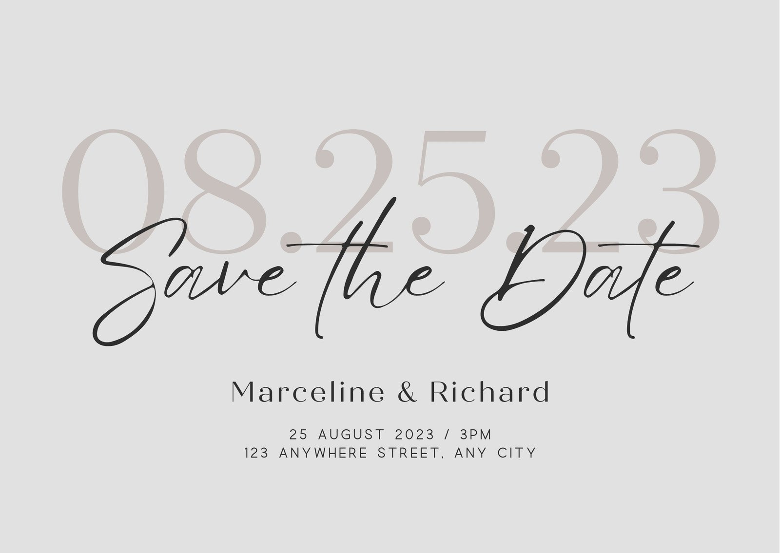 Save The Date Cards | Personalize & Order Prints From Canva