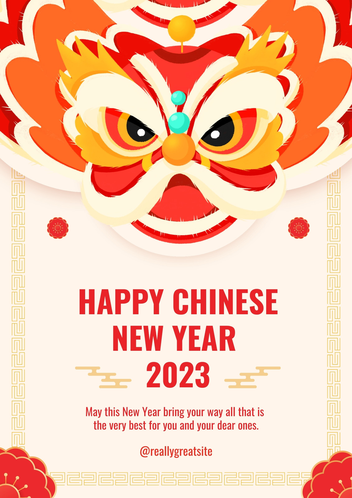 Premium Vector  Chinese new year pattern illustration background wallpaper  banner template flyer poster event label
