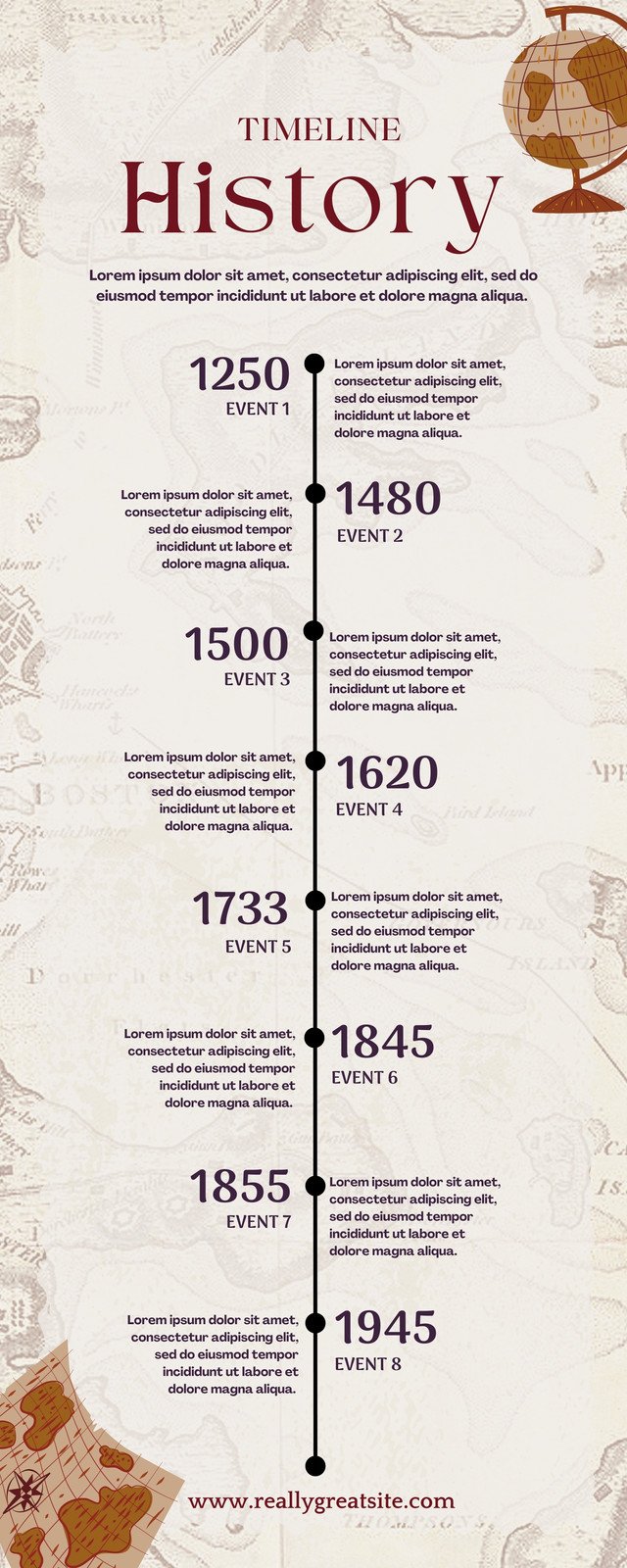 Customize 21  History Infographics Templates Online Canva