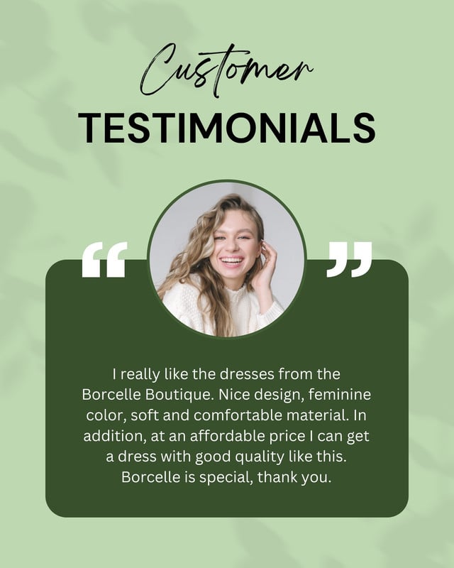 Free and customizable testimonial templates