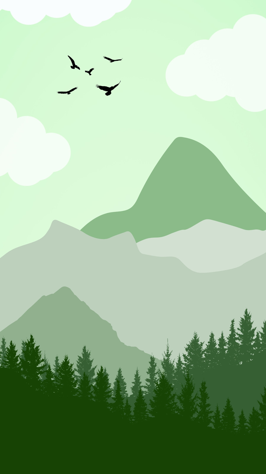 green mountain cartoon